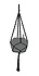 Macramé Cotton BOHO black Macramé Cotton BOHO black