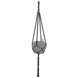 LECHUZA Macramé Cotton BOHO black LECHUZA Macramé Cotton BOHO black