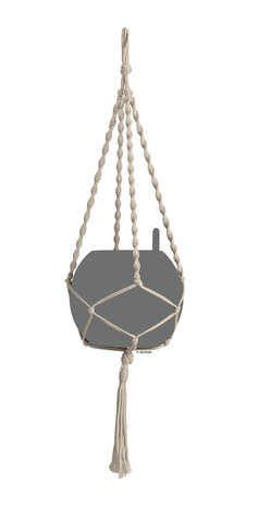 LECHUZA Macramé Cotton BOHO natural