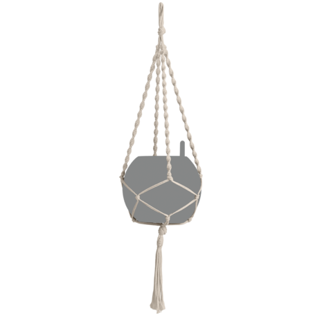 LECHUZA MAKRAMEE Cotton BOHO naturel LECHUZA MAKRAMEE Cotton BOHO naturel