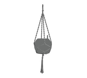 MAKRAMEE Cotton BOHO grau MAKRAMEE Cotton BOHO grau