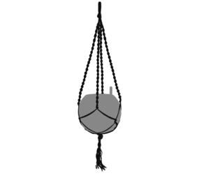 MAKRAMEE BOHO schwarz MAKRAMEE BOHO schwarz