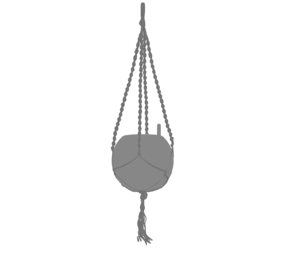 MAKRAMEE BOHO charcoal MAKRAMEE BOHO charcoal