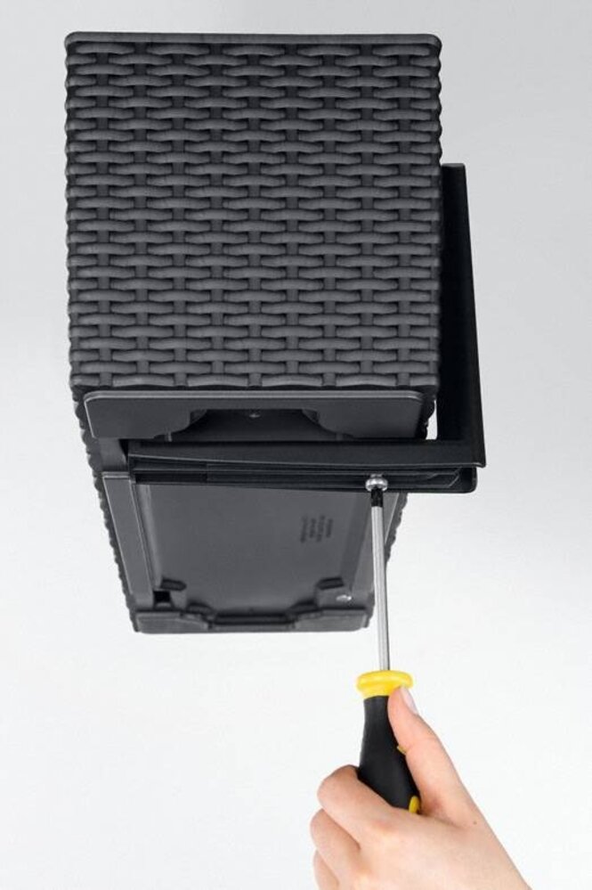 LECHUZA-Balkonkastenhalter schwarz (2 Stk) LECHUZA-Balkonkastenhalter schwarz (2 Stk)