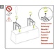 LECHUZA Balcony brackets black (2 pcs) LECHUZA Balcony brackets black (2 pcs)