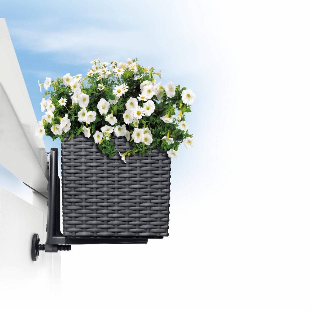 LECHUZA-Balkonkastenhalter weiß (2 Stk) LECHUZA-Balkonkastenhalter weiß (2 Stk)