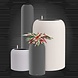 LECHUZA HAVALO vase basalt grey LECHUZA HAVALO vase basalt grey