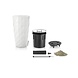 LECHUZA LECHUZA DIAMANTE Premium white high-gloss LECHUZA LECHUZA DIAMANTE Premium white high-gloss