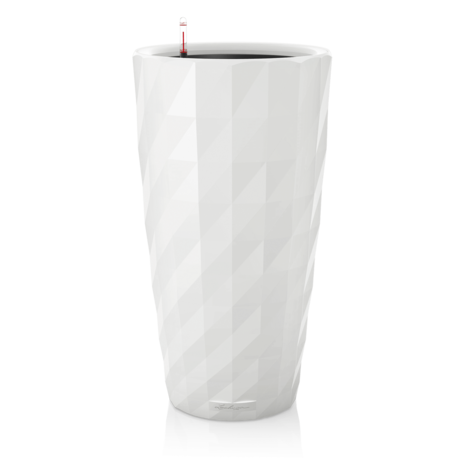 LECHUZA DIAMANTE Premium white high-gloss