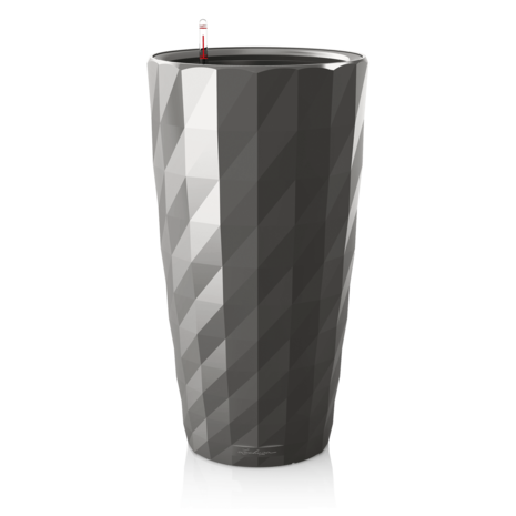 LECHUZA DIAMANTE Premium charcoal high-gloss