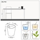 DELTINI white high-gloss DELTINI white high-gloss