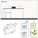 LECHUZA DELTA white high-gloss LECHUZA DELTA white high-gloss