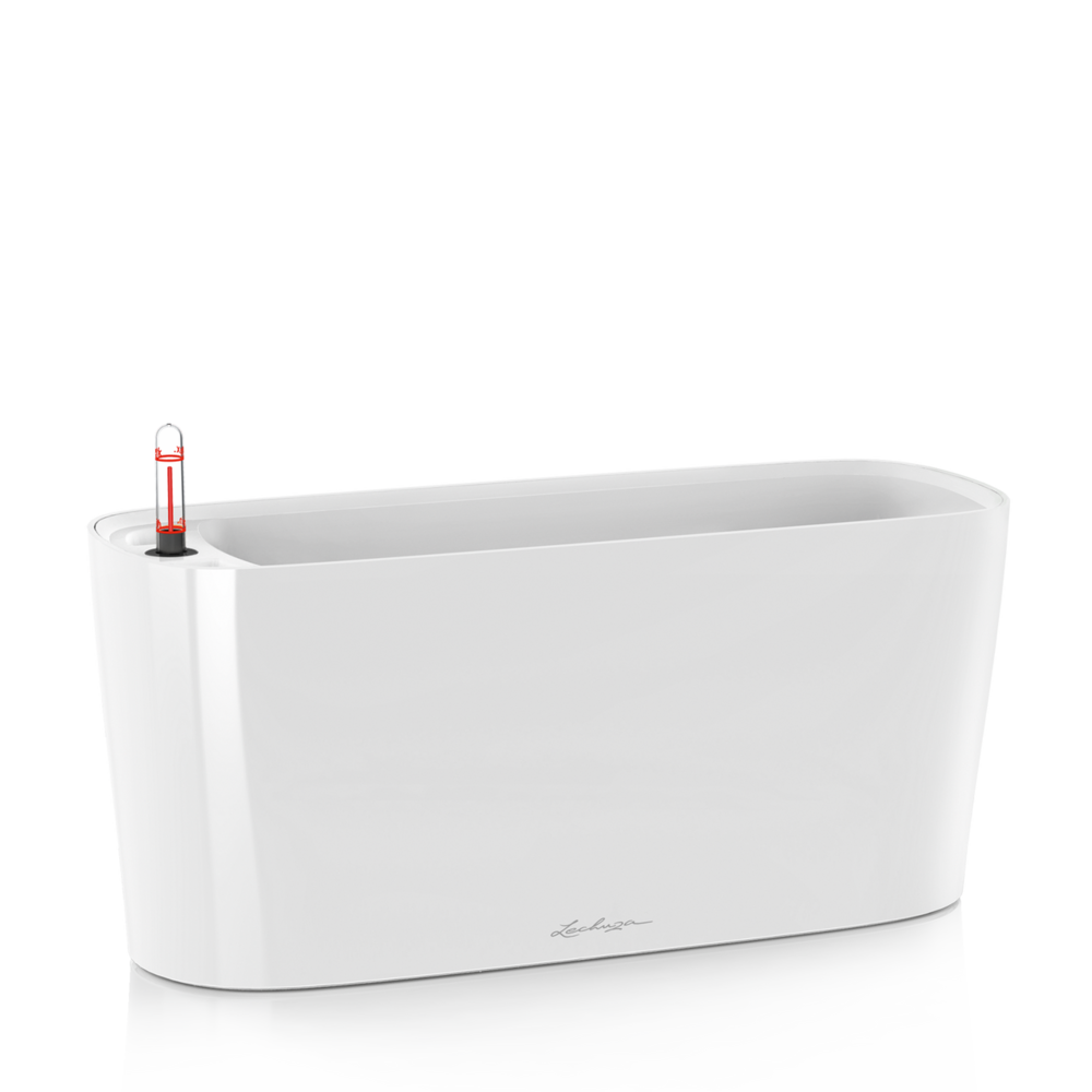 LECHUZA DELTA white high-gloss