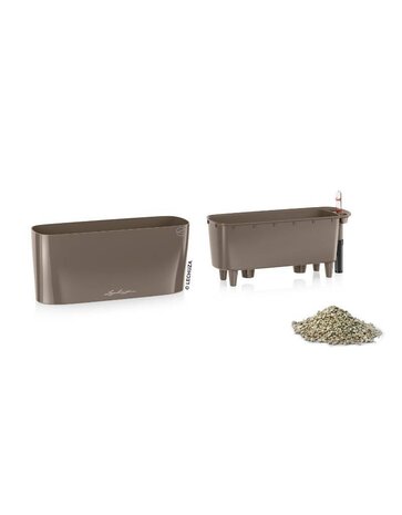 LECHUZA DELTA shiny taupe