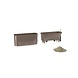 LECHUZA DELTA shiny taupe LECHUZA DELTA shiny taupe