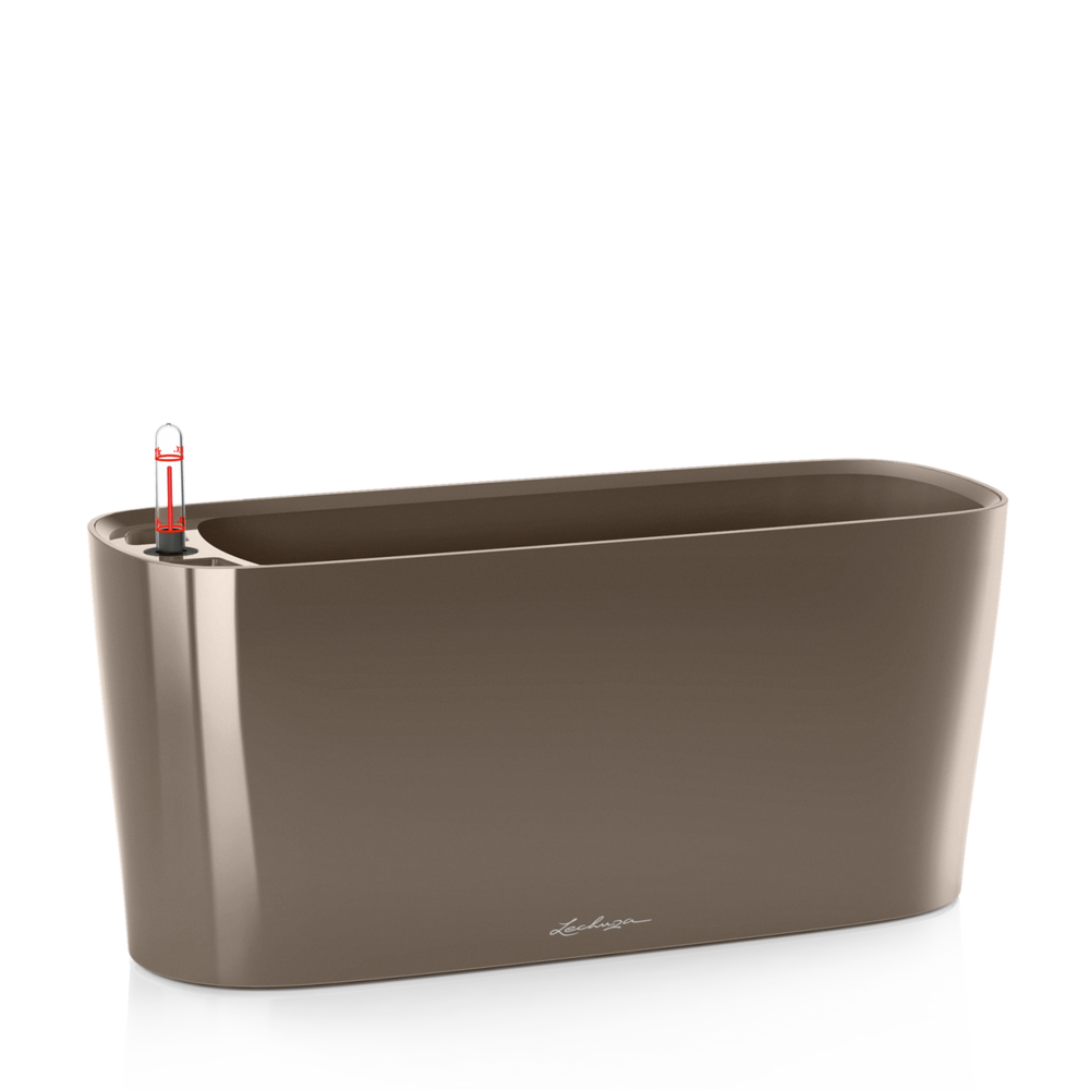 LECHUZA DELTA taupe hoogglans LECHUZA DELTA taupe hoogglans