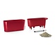 LECHUZA DELTA scarlet rot hochglanz LECHUZA DELTA scarlet rot hochglanz