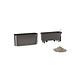 LECHUZA DELTA charcoal metallic LECHUZA DELTA charcoal metallic