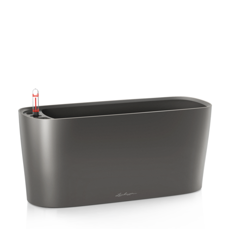 LECHUZA DELTA charcoal metallic