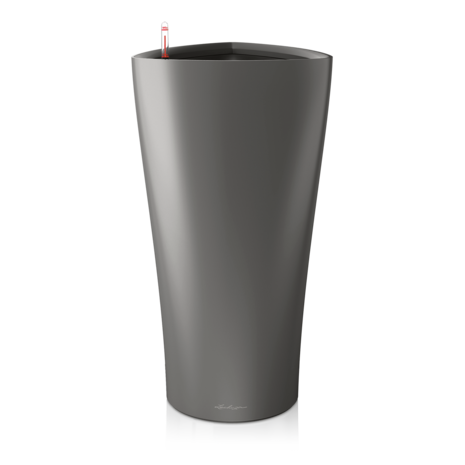 LECHUZA DELTA charcoal metallic