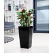 LECHUZA CUBICO black high-gloss LECHUZA CUBICO black high-gloss