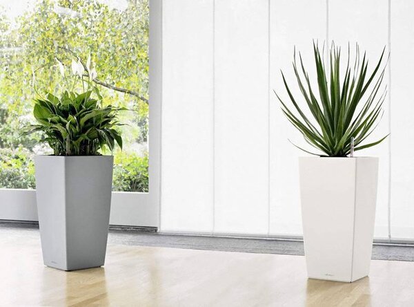 LECHUZA CUBICO silber metallic LECHUZA CUBICO silber metallic