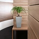 LECHUZA CUBICO zilver metallic LECHUZA CUBICO zilver metallic