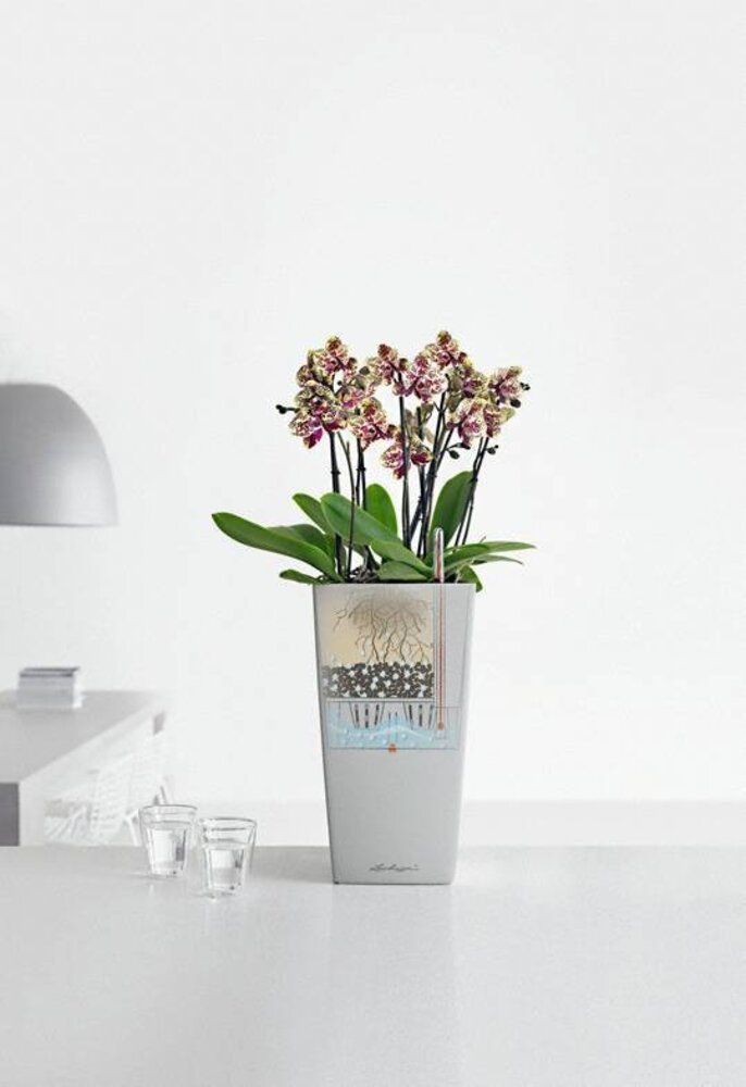 LECHUZA CUBICO white high-gloss LECHUZA CUBICO white high-gloss