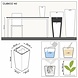 LECHUZA Lueur neige CUBICO LECHUZA Lueur neige CUBICO