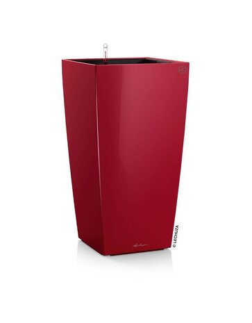 LECHUZA CUBICO scarlet rot hochglanz LECHUZA CUBICO scarlet rot hochglanz