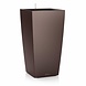 LECHUZA CUBICO espresso metallic LECHUZA CUBICO espresso metallic