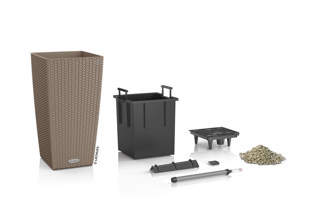 LECHUZA CUBICO Cottage brun sable LECHUZA CUBICO Cottage brun sable