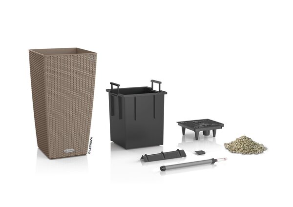 LECHUZA CUBICO Cottage zandbruin