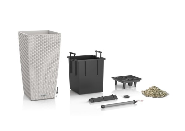 LECHUZA CUBICO Cottage gris clair