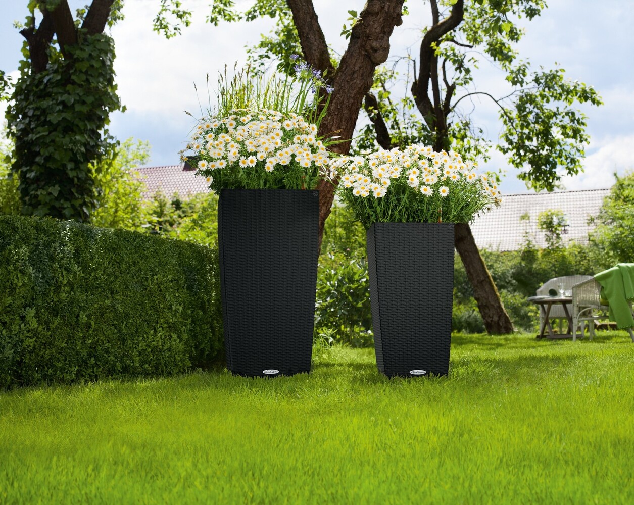 LECHUZA CUBICO Cottage grafietzwart