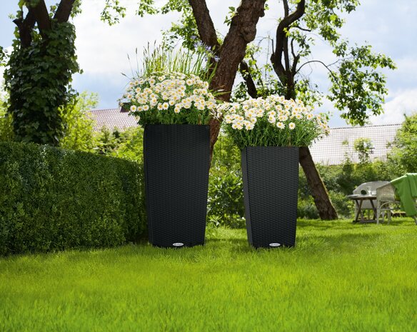 LECHUZA CUBICO Cottage grafietzwart