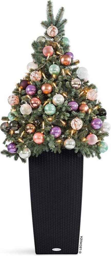 LECHUZA CUBICO Cottage grafietzwart