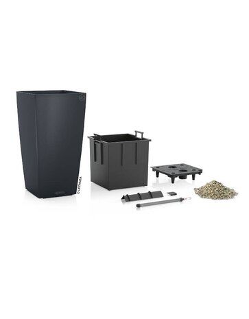 LECHUZA CUBICO Color slate LECHUZA CUBICO Color slate