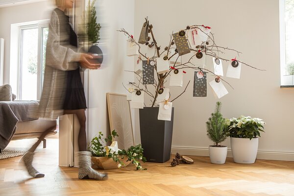 LECHUZA CUBICO Color slate LECHUZA CUBICO Color slate