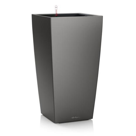 LECHUZA CUBICO anthracite métallisé LECHUZA CUBICO anthracite métallisé