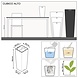 CUBICO ALTO black high-gloss CUBICO ALTO black high-gloss