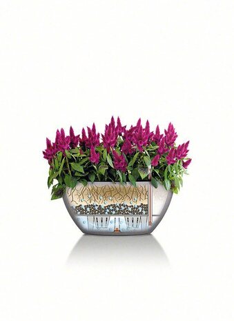 LECHUZA CUBETO Stone stone grey