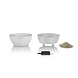 LECHUZA CUBETO Stone quartz white LECHUZA CUBETO Stone quartz white