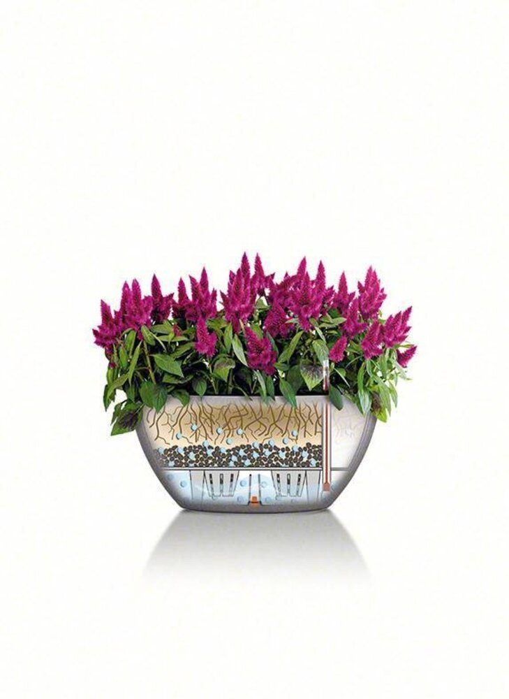 LECHUZA CUBETO Stone quarzweiß LECHUZA CUBETO Stone quarzweiß