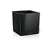 LECHUZA CUBE black high-gloss LECHUZA CUBE black high-gloss