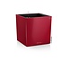 LECHUZA CUBE scarlet red high-gloss LECHUZA CUBE scarlet red high-gloss