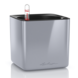 LECHUZA CUBE Glossy titanium dust highgloss LECHUZA CUBE Glossy titanium dust highgloss