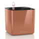LECHUZA CUBE Glossy spicy copper highgloss LECHUZA CUBE Glossy spicy copper highgloss
