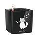 LECHUZA CUBE Glossy Cat black high-gloss LECHUZA CUBE Glossy Cat black high-gloss