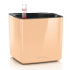 LECHUZA CUBE Glossy apricot high-gloss LECHUZA CUBE Glossy apricot high-gloss
